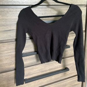 Off the shoulder long sleeve